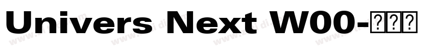 Univers Next W00字体转换